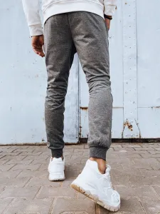 Pohodlné trendy pánske tepláky šedé