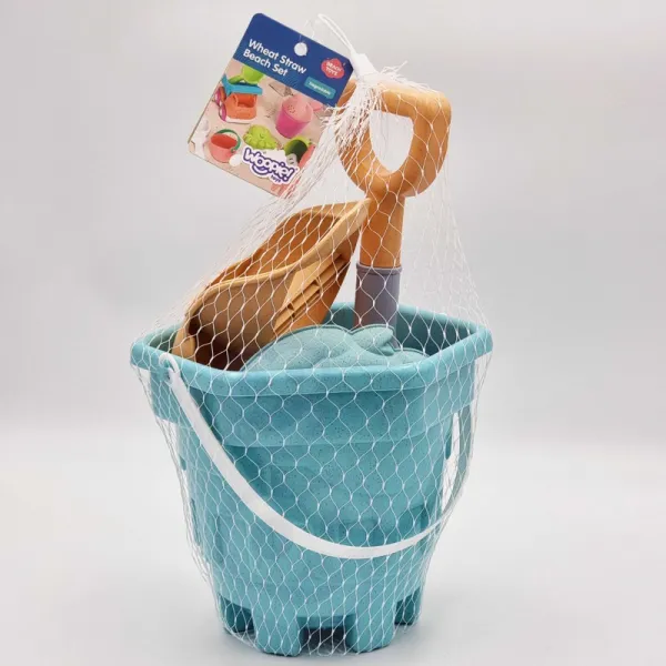 Hračky do piesku s vedierkom z eko plastu WOOPIE GREEN | jaks