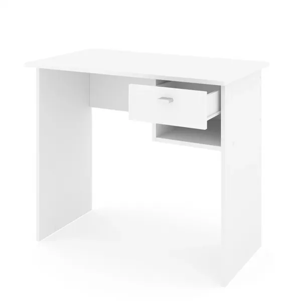 Stôl Colin, 90 x 50 cm Farba: Biela