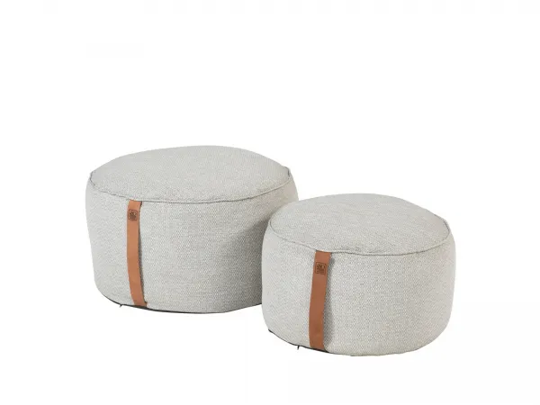 Puff taburetka sivá 72 cm