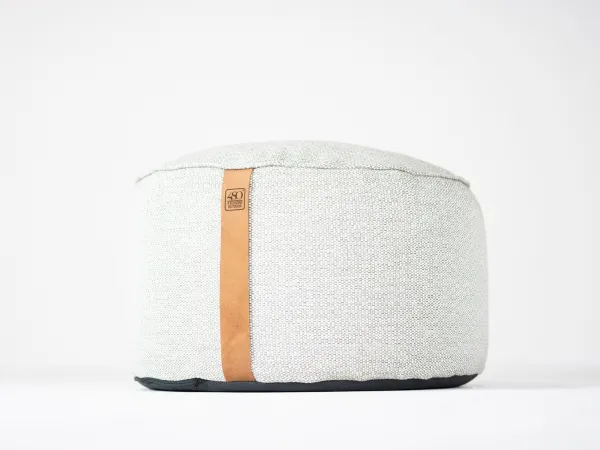 Puff taburetka sivá 72 cm