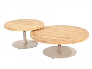 Volta konferenčný stolík latte  Ø80 cm