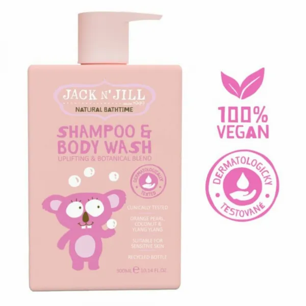 Jack N Jill Natural Bathtime Sampon a Sprchový gél 300 ml