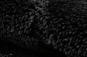 Sada kúpeľňových koberčekov SUPREME WAVES vlny, čierna