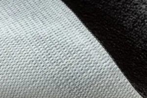 Sada kúpeľňových koberčekov SUPREME WAVES vlny, čierna