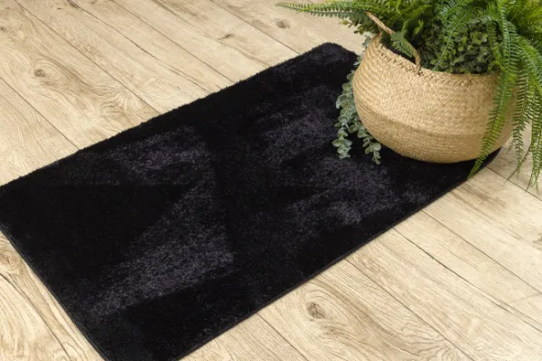 Sada kúpeľňových koberčekov SANTA čierna