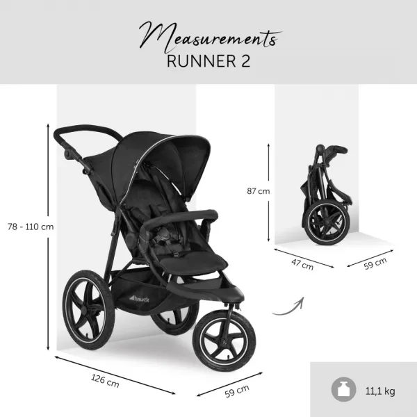Športový kočík Hauck Runner 2 Farba: Mickey Mouse Olive