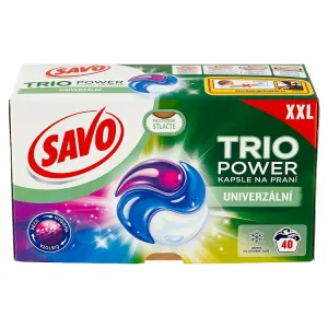 Savo Trio Power univerzálne gélové kapsuly na pranie XXL 40 pranní 844 g
