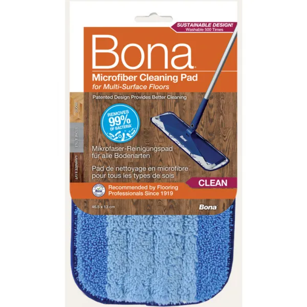 BONA Cleaning pad - modrá utierka z mikrovlákna k aplikácii čističa