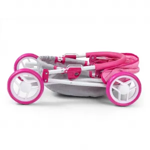 Detský kočík pre bábiky Milly Mally Dori Prestige Pink