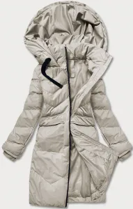 Ľahká dámska zimná bunda MODA735 béžová - S