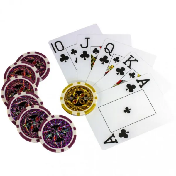 OEM M01212 Poker Set - 500 laserových žetónov Ultimate