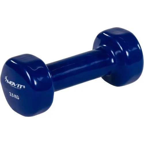 MOVIT 26863 Sada vinylových činiek 2 x 2,5 kg modré