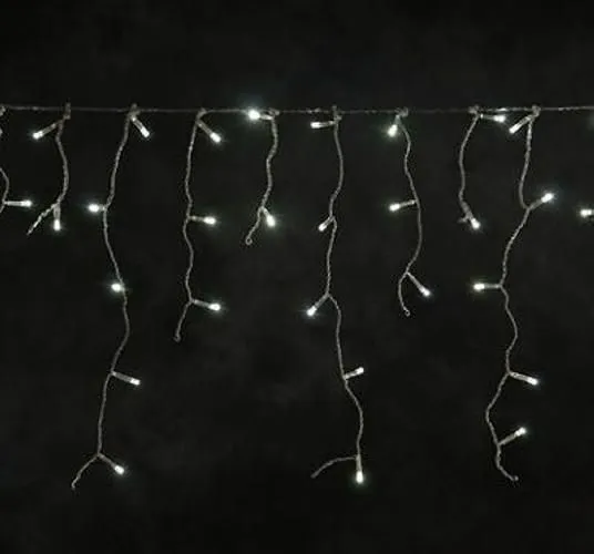 Nexos 38537 Vianočný svetelný dážď 600 LED studená biela - 11,9 m