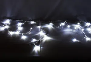 Nexos 38537 Vianočný svetelný dážď 600 LED studená biela - 11,9 m