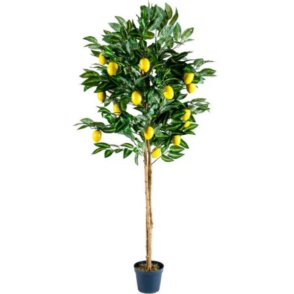 PLANTASIA 1408 Umelá kvetina strom - citrónovník - 184 cm