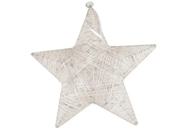 Nexos 28302 Vianočná dekorácia - vianočná hviezda - 35 cm, 30 LED diód