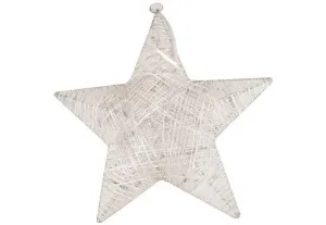 Nexos 28302 Vianočná dekorácia - vianočná hviezda - 35 cm, 30 LED diód