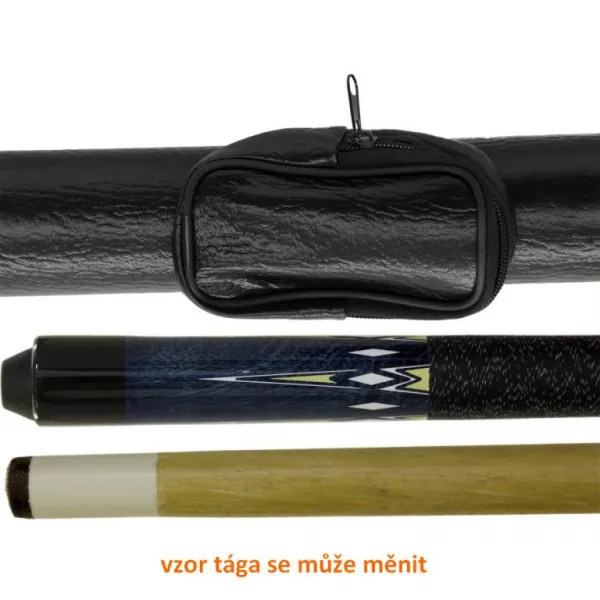 GamesPlanet® 1384 Dvojdielne tágo na biliard s puzdrom 146 cm