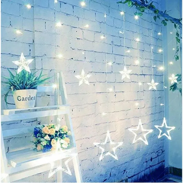VOLTRONIC 59575 Vianočná dekorácia - svietiace hviezdy - 150 LED studená biela