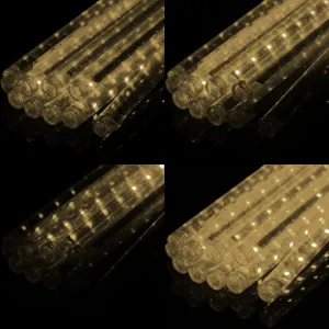 VOLTRONIC 59609 Vianočné LED osvetlenie - padajúci sneh - 480 LED teple biela