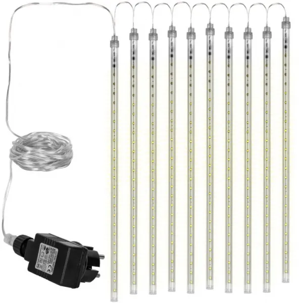 VOLTRONIC 59609 Vianočné LED osvetlenie - padajúci sneh - 480 LED teple biela