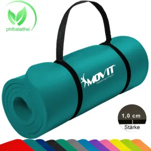 Movit Gymnastická podložka 183 x 60 x 1 cm - petrolejová