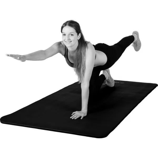 Gymnastická podložka MOVIT 183 x 60 x 1 cm - čierna