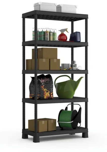 Plastový otvorený regál PLUS TRIBAC 90/5 - 182 x 90 x 45 cm