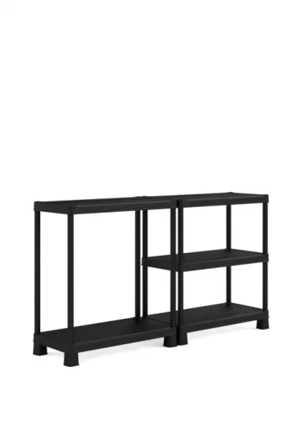 Plastový otvorený regál PLUS TRIBAC 90/5 - 182 x 90 x 45 cm