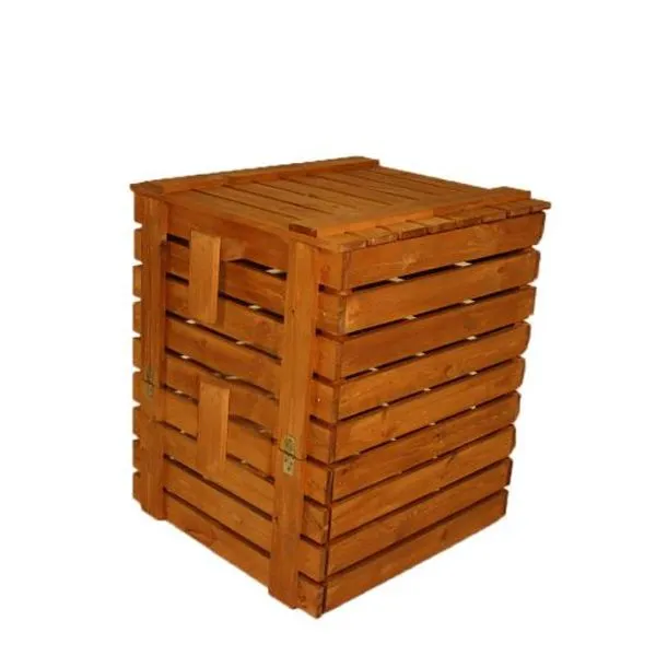 Drevený kompostér s objemom 600 l, z masívneho dreva