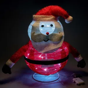 Nexos 72896 Vianočná dekorácia - Santa Claus, 30 LED, 58 cm