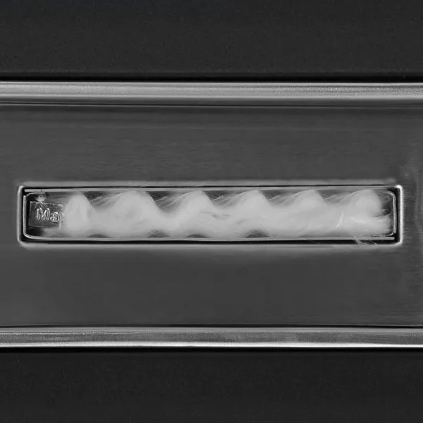 Stolný krb nerezový, čierny, 350 x 182 x 146 mm