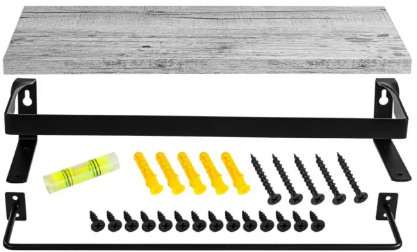STILISTA Set 2 ks nástenných políc Volato Duo, 40 cm, biele