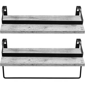 STILISTA Set 2 ks nástenných políc Volato Duo, 40 cm, biele