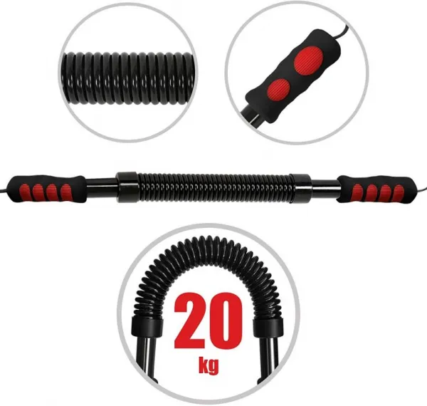 Posilňovacia ohýbacia tyč, 20 kg