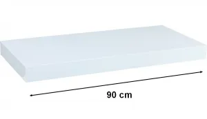 STILISTA VOLATO 31063 Nástenná polica - biela 90 cm