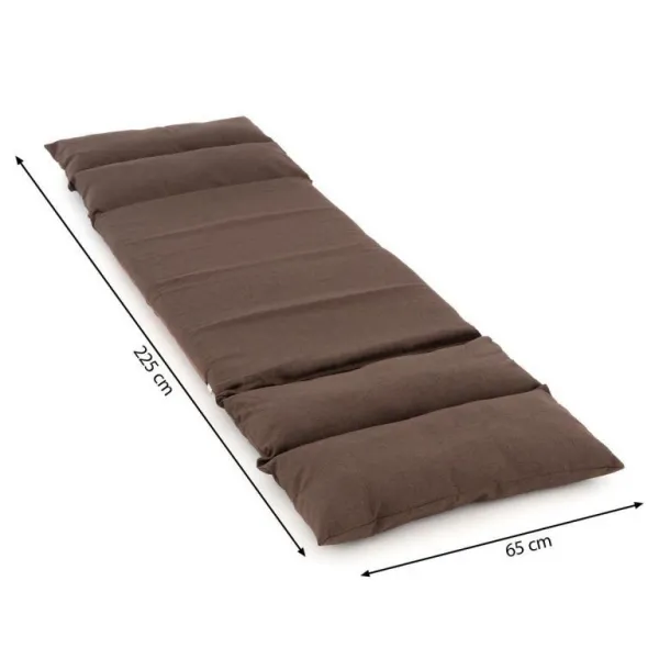 Divero 70275 Nastaviteľná sofa - hnedá