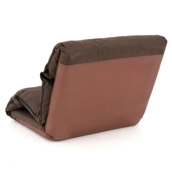 Divero 70275 Nastaviteľná sofa - hnedá