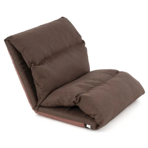Divero 70275 Nastaviteľná sofa - hnedá