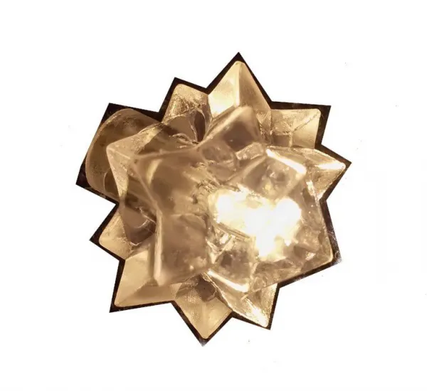 Nexos 33469 Vianočná reťaz - snehové hviezdy, teple biele, 20 LED