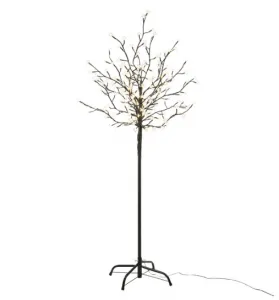 Nexos 1126 Dekoratívne LED osvetlenie - strom s kvetmi 150 cm, teple biele
