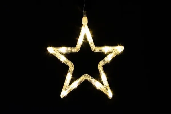 Nexos 41712 Vianočná LED reťaz - hviezdy - 0,6 m, 61 LED teple biela