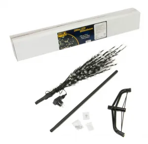 Nexos 1126 Dekoratívne LED osvetlenie - strom s kvetmi 150 cm, teple biele