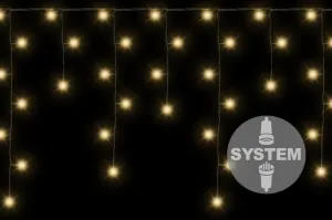 Nexos 2178 diLED svetelný dážď - 180 LED teple biela