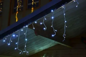 Nexos 41714 Vianočný dážď - 5 m, 144 LED, teple biely, s časovačom