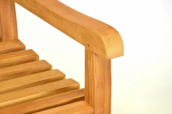 Divero 35180 Záhradná lavica 2-miestna masívne 120 cm