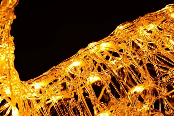Nexos 5951 Vianočná LED dekorácia - sob - 100 cm, teple biela