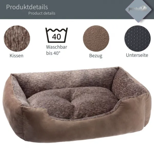 Petstuff pelech pre psa, veľkosť M, 65 x 48 x 19 cm, hnedý