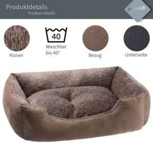 Petstuff pelech pre psa, veľkosť M, 65 x 48 x 19 cm, hnedý